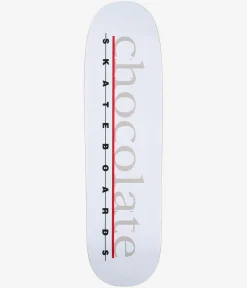 Chocolate Anderson The Bar Logo Skidul 8.5" Skateboard Deck (white)