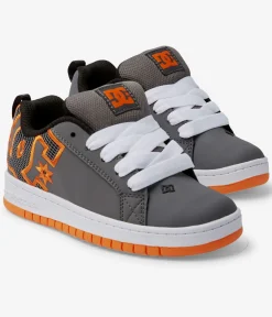 DC Court Graffik Schuh kids (grey orange)