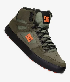 DC Pure High Top WC WNT Schuh (dusty olive orange)