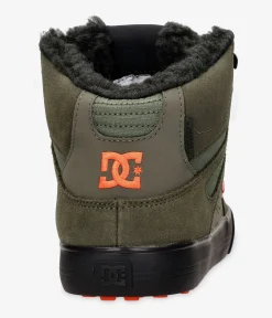 DC Pure High Top WC WNT Schuh (dusty olive orange)