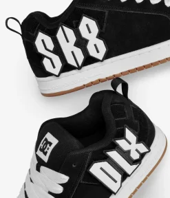 DC x skatedeluxe Court Graffik SE Schuh (black black white)