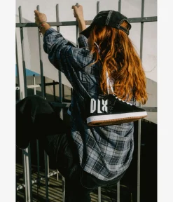 DC x skatedeluxe Court Graffik SE Schuh (black black white)