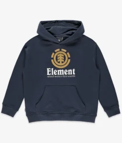 Element Vertical Hoodie kids (eclipse navy yellow)