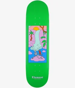 Element x Alcala Schaar 8.6" Skateboard Deck (green)