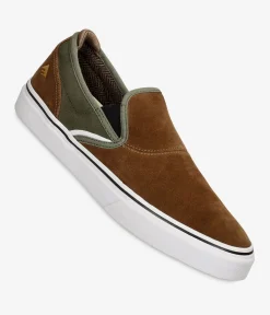 Emerica Wino G6 Slip-On Schuh (brown green)