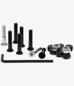 Enjoi Drama Free 1" Montageset (black silver) Kreuzschlitz