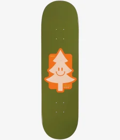 Enjoi Happy Tree Super Sap 8.5" Skateboard Deck (army green)