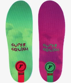 Footprint Super Squish Orthotics Einlegesohlen (green purple)