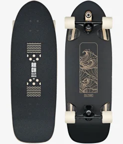 Globe Walrus 31" (78,75cm) Surf Skate Cruiser (black peaking)