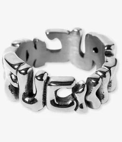 HUF Fuck It Warped Ring (silver)