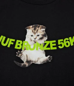 HUF x Bronze 56k Hang In There T-Shirt (black)