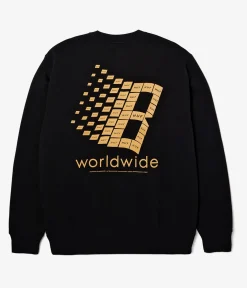 HUF x Bronze 56k Logo Sweatshirt (black)