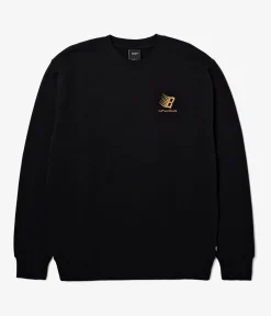 HUF x Bronze 56k Logo Sweatshirt (black)