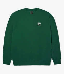 HUF x Bronze 56k Logo Sweatshirt (forest green)