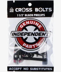 Independent 1 1/2" Montageset (black) Kreuzschlitz