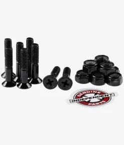 Independent 1" Montageset (black) Kreuzschlitz