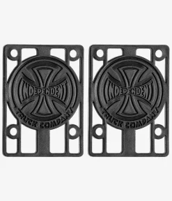 Independent 1/8" Riser Pads (black) 2er Pack