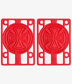 Independent 1/8" Riser Pads (red) 2er Pack