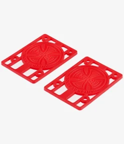 Independent 1/8" Riser Pads (red) 2er Pack