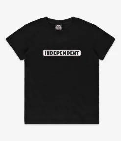Independent Bar Logo T-Shirt kids (black)