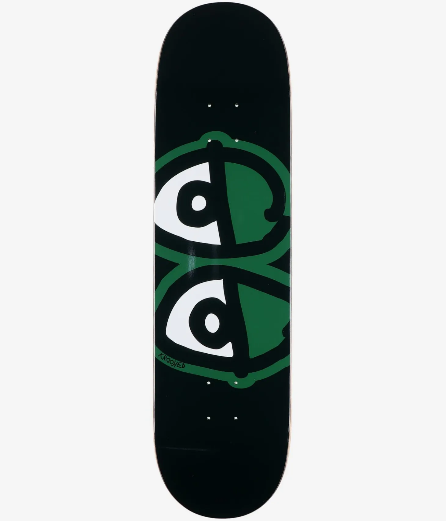 Krooked Team Easy Rider Eyes 8.25" Skateboard Deck (green)