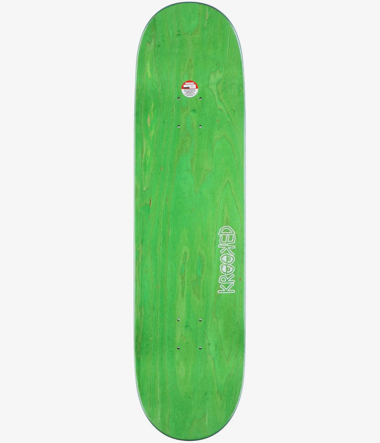 Krooked Team Easy Rider Eyes 8.25" Skateboard Deck (green)