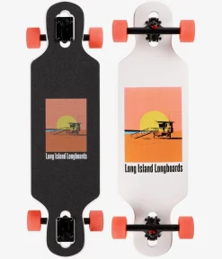 Long Island Endless 32,85" (83,4cm) Drop Komplett-Longboard 2021 (white)