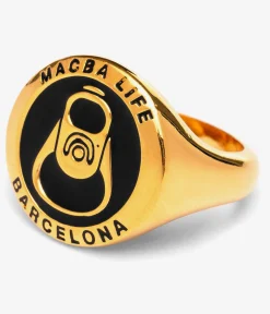 Macba Life Enamel Ring (gold)