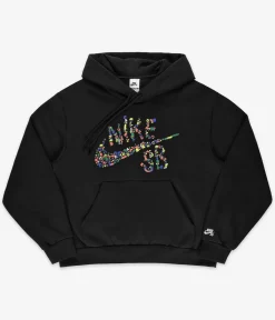 Nike SB Big Ol Logo Hoodie (black white)