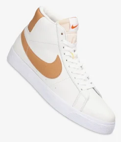 Nike SB Zoom Blazer Mid Iso Schuh (white lt cognac)