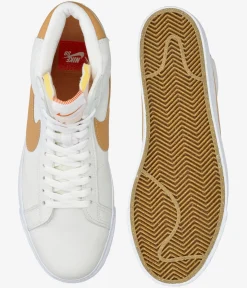 Nike SB Zoom Blazer Mid Iso Schuh (white lt cognac)