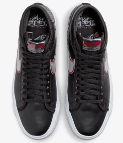 Nike SB Zoom Blazer Mid Pro GT Schuh (black metallic silver)