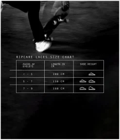 Ripcare Resistant 130cm Schnürsenkel (black)