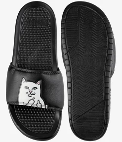 RIPNDIP Lord Nermal Slides Sandale (black)