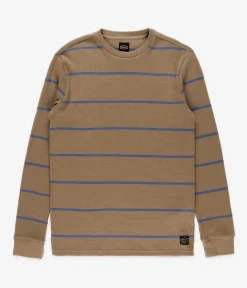 RVCA Day Shift Thermal Stripe Longsleeve (coyote)
