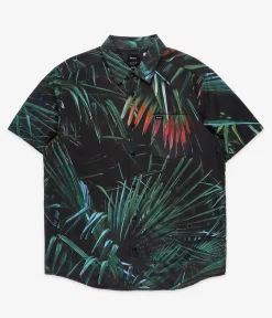 RVCA Hawaii Palms Hemd (black)