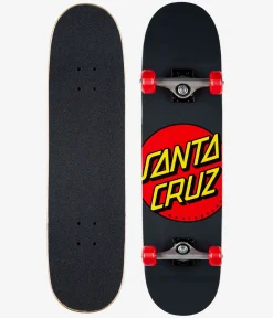 Santa Cruz Classic Dot 8" Komplettboard (black red)