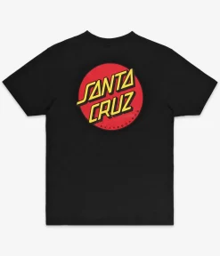 Santa Cruz Classic Dot Chest T-Shirt (black)