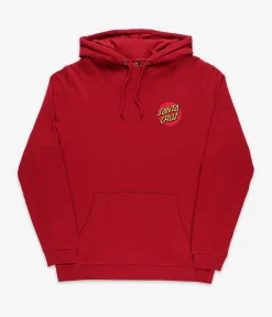 Santa Cruz Classic Dot Chest Hoodie (dark rust)