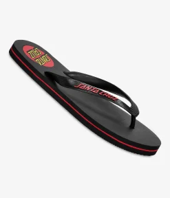 Santa Cruz Classic Dot Thong Sandale (black)