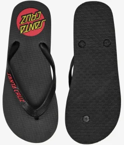 Santa Cruz Classic Dot Thong Sandale (black)
