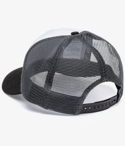 Santa Cruz Flaming Dice Dot Meshback Cap (white grey)