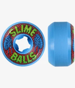 Santa Cruz Flea Balls Speed Balls Slime Balls Rollen (green multi) 53mm 99A 4er Pack