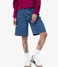 Santa Cruz Flutter Flash Denim Shorts women (classic blue)