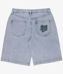 Santa Cruz Flutter Flash Denim Shorts women (lavender stone wash)