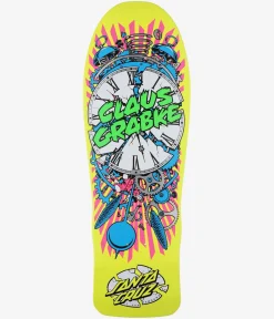 Santa Cruz Grabke Exploding Clock Reissue 10.04" Skateboard Deck (multi)