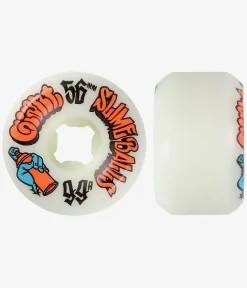 Santa Cruz Mike Giant Speed Balls Slime Balls Rollen (white) 56 mm 99A 4er Pack