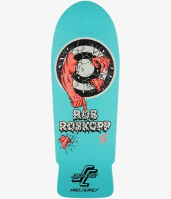 Santa Cruz Roskopp Two Reissue 10.35" Skateboard Deck (teal)