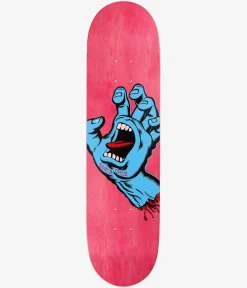 Santa Cruz Screaming Hand 7.8" Skateboard Deck (pink)