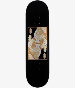 skatedeluxe Cards Twin Tail 8.5" Skateboard Deck (black)